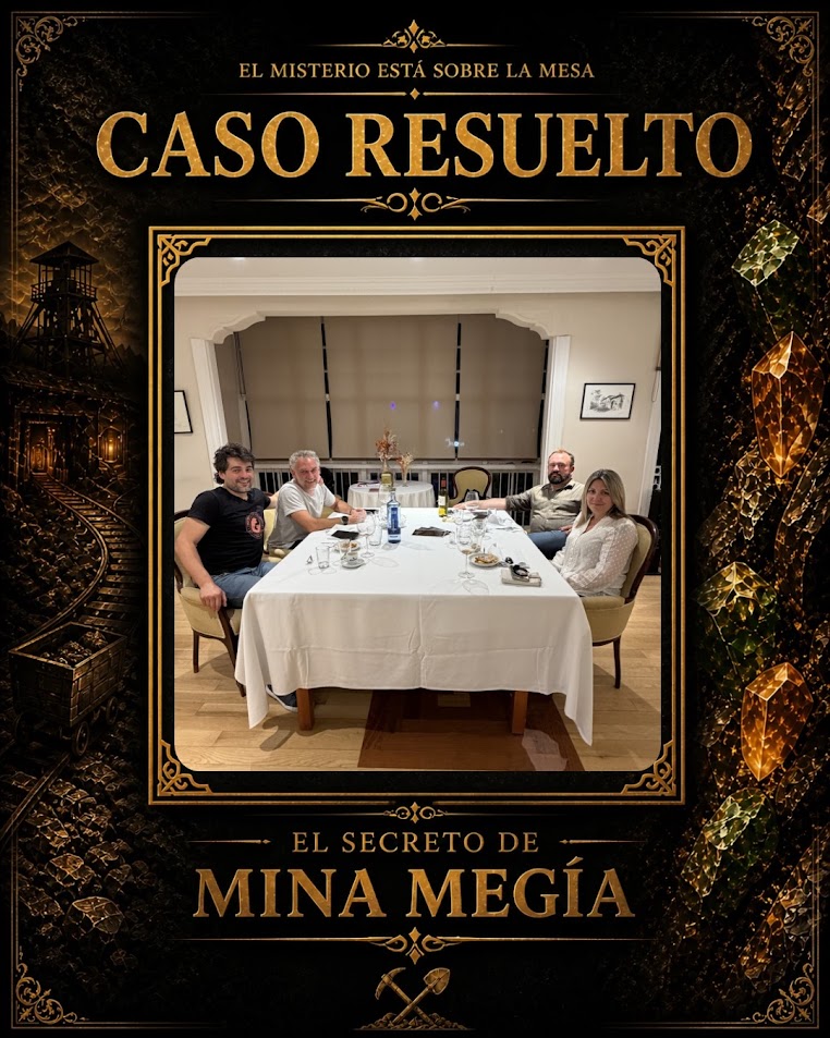 Equipo de investigadores resolviendo El Secreto de Mina Megía - Cantabria