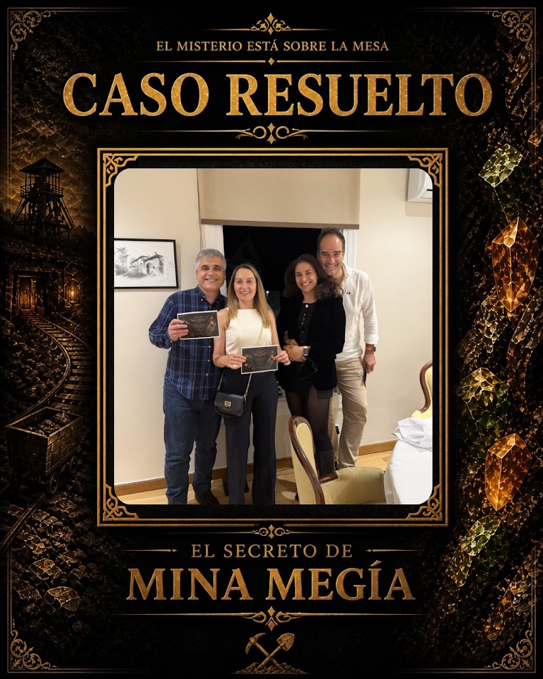 Equipo de investigadores resolviendo El Secreto de Mina Megía - Cantabria