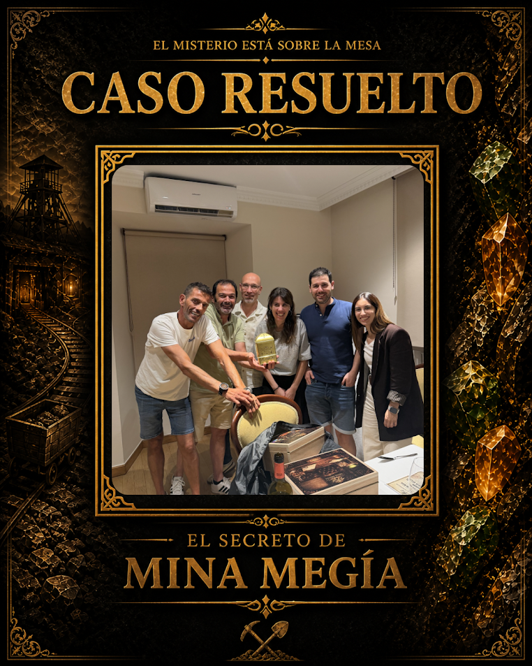 Equipo de investigadores resolviendo El Secreto de Mina Megía - Cantabria